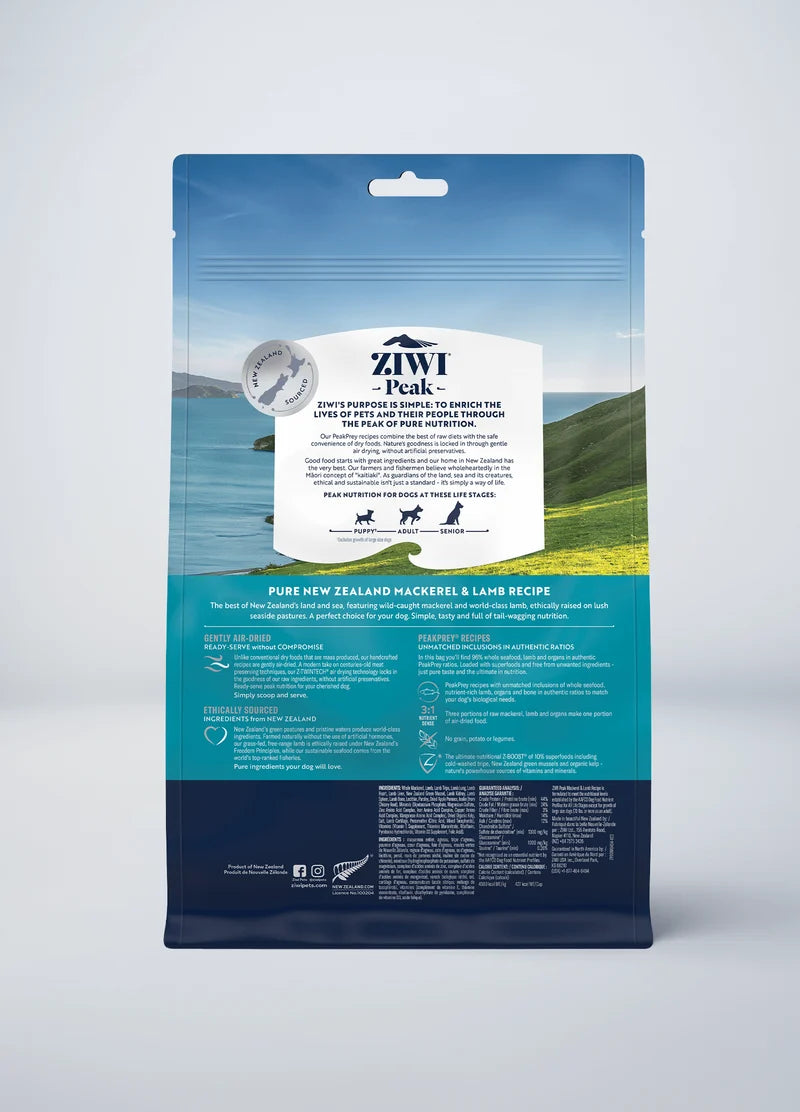 ZIWI Air Dried Mackerel & Lamb