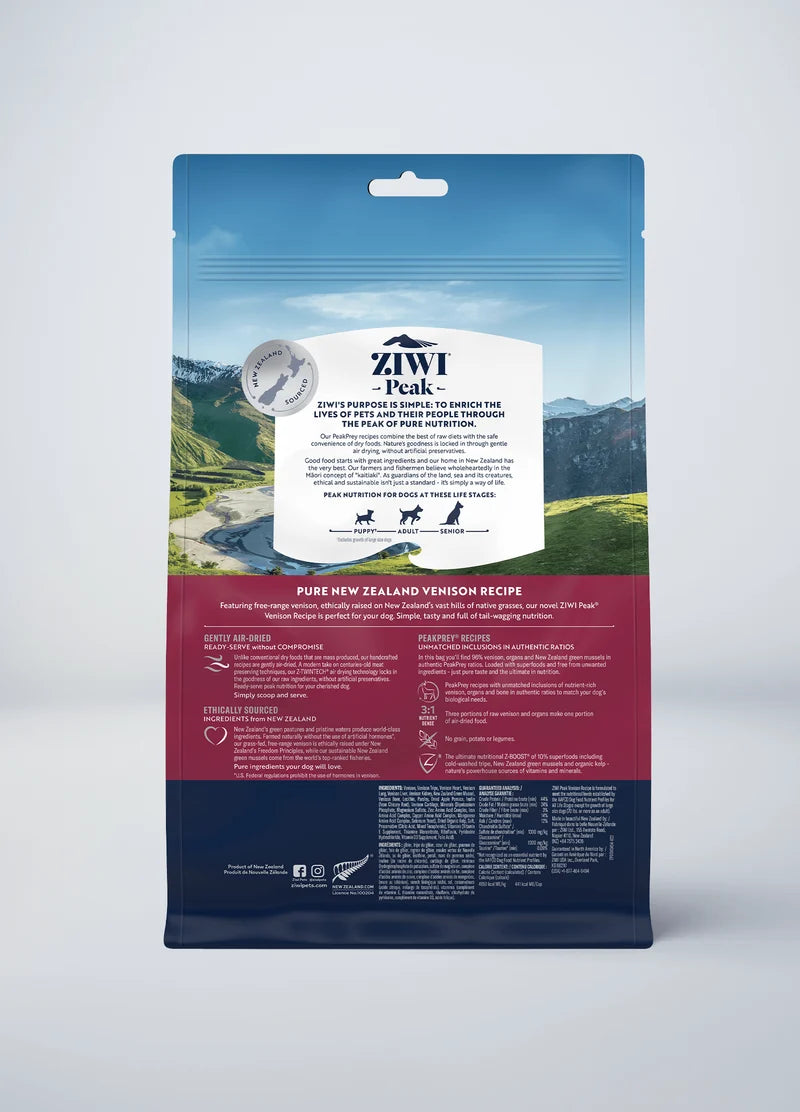 ZIWI Air Dried Venison Dog Food
